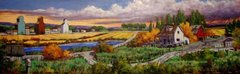 Road To Town 20 x 48 Oil