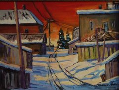 Old Strathcona 12 x 16 Oil